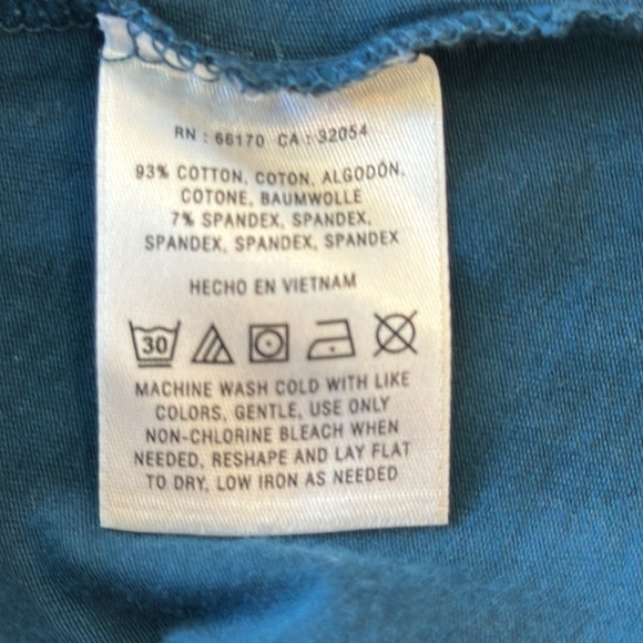 Anthropologie top size L. Dark teal. - Picture 5 of 5